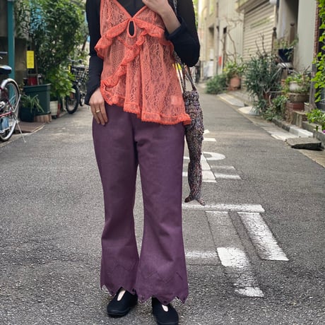 【 ritsu 】Goldfish Denim Trousers
