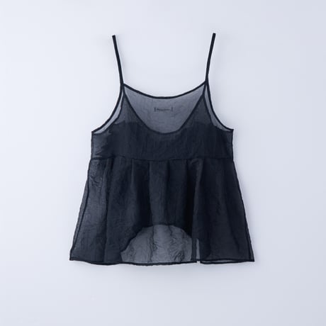 【 natsumi osawa 予約 】 shibori frill camisole -2026年8月～9月発送予定-