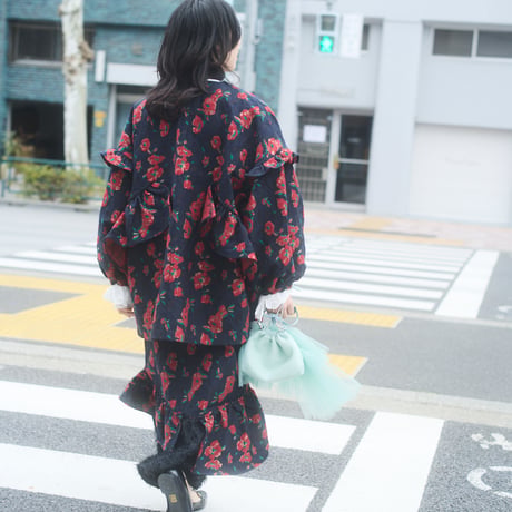 【 kwotias 予約】floating bloom coat (コート) -2026年9月発送予定-