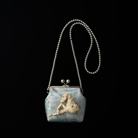 【 natsumi osawa 】 twinkle kiss-lock purse（small）一角獣座 Monoceros