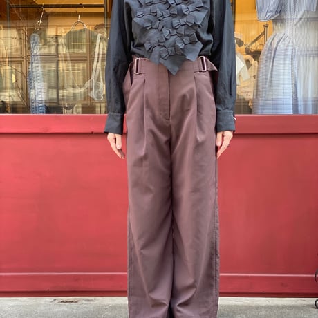 【 CHIHARUEGAMI 予約 】 RIBBON SHIRT -2027年3月発送予定-
