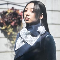 【 CHIHARUEGAMI 予約 】FLOWER STRAP ACCESSORY (ピアス)