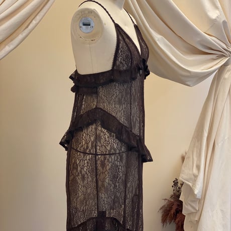 【 ritsu 予約 】Lace Camisole Dress -2026年9月～11月発送予定-