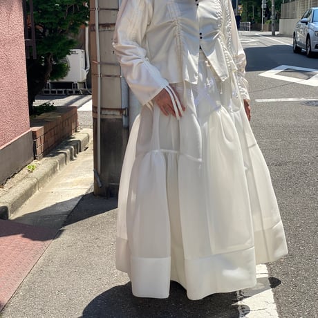 【 overlace 】volume skirt (スカート)