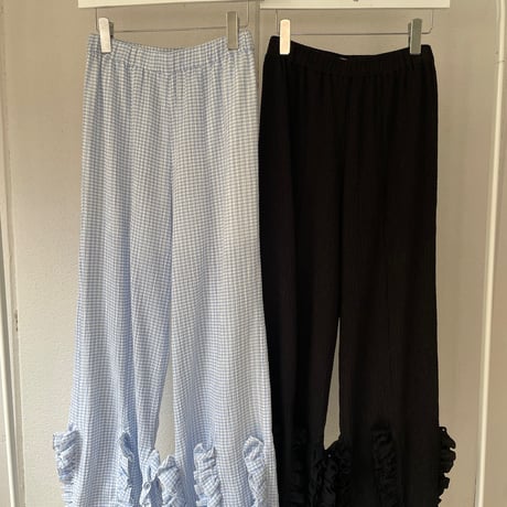 【 PoI 】 frill wide pants