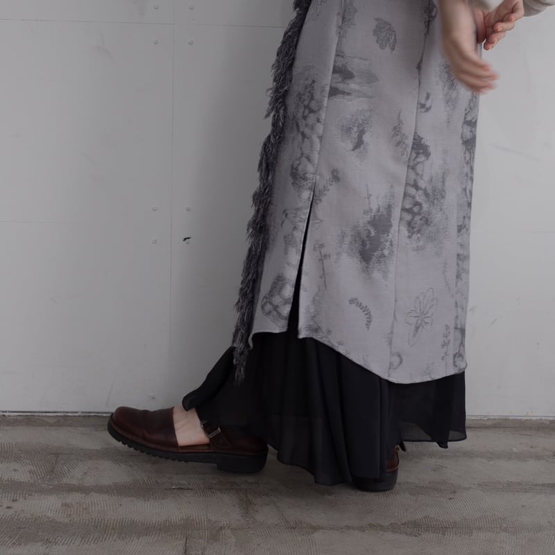 nagisa 】shadow contour jacquard skirt (スカート) nagisa 】shadow contour jacquard skirt (スカート)