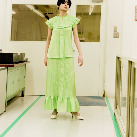 【 ritsu 予約 】 Frill High-Waisted Skirt -2027年3月～5月発送予定-