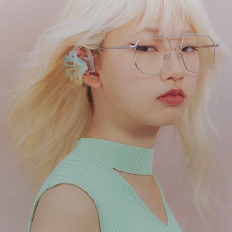 【 ritsu 予約 】Ribbed polo bolero knit set -2026年9月～11月発送予定-