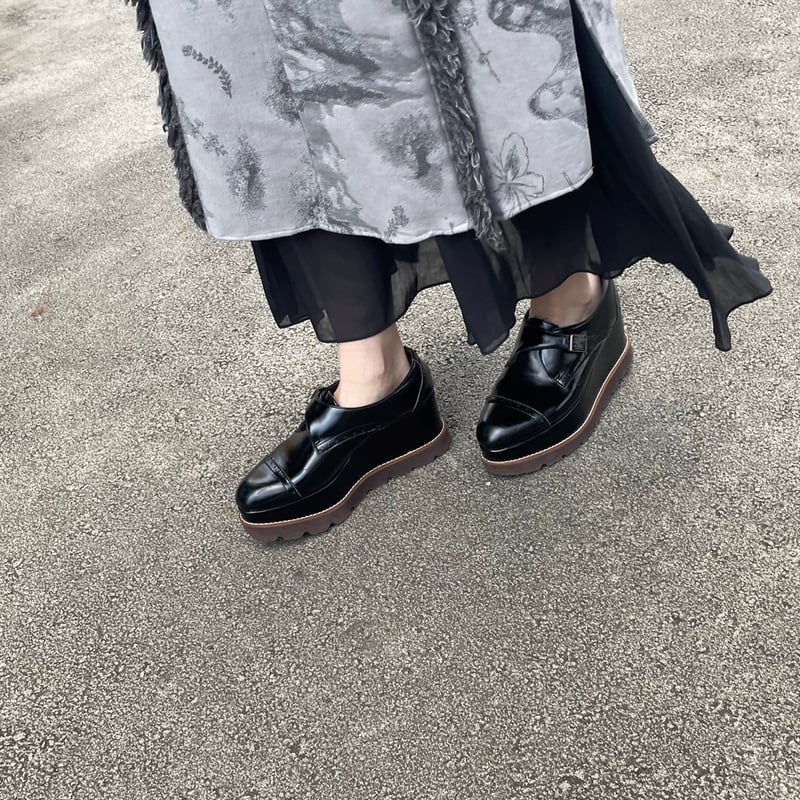 nagisa 】shadow contour jacquard skirt (スカート) 