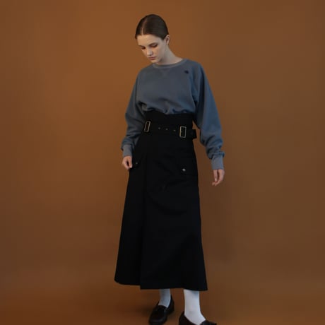 【 daichïogata 】BOA PULLOVER -SAX BLUE-