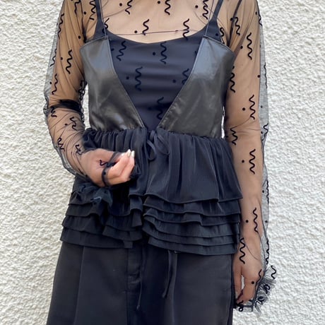 【 PoI 】 sheer tulle top naminami (トップス)
