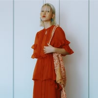 【 ritsu 】Frill Peplum Blouse