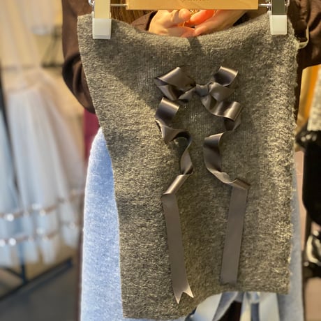 【 overlace 予約 】ribbon cardigan -2026年11月発送予定-