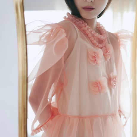【 natsumi osawa 】 drops tulle nacklace (ネックレス)
