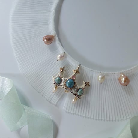 【 natsumi osawa 】 twinkle collar necklace 冠座 Corona Borealis