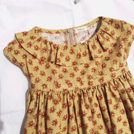 【 melenani 】 Vintage US Cotton Volum Short Dress