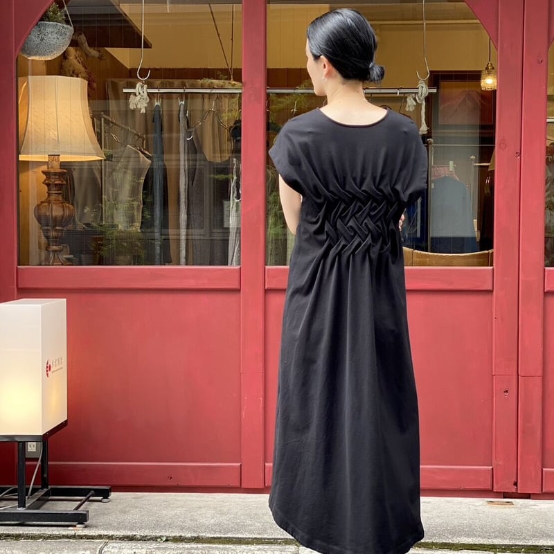 Create Clair 】French-sleeve cut dress (ワンピース