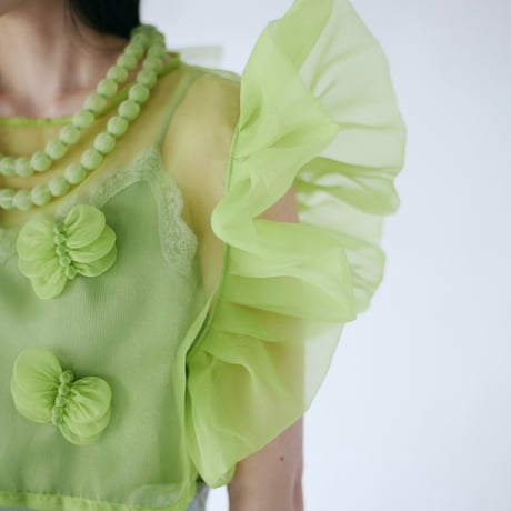 【 natsumi osawa 】 drops tulle nacklace (ネックレス)