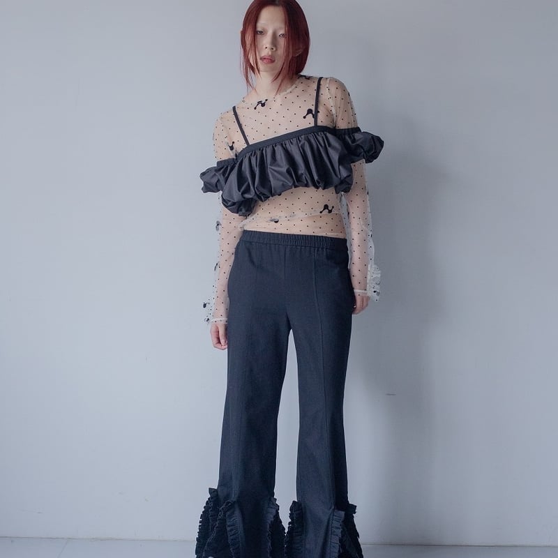 【美品】PoIフリル ビスチェ スカート PoI 予約 】frill bustier skirt (ビスチェ/スカート) | 木宮商