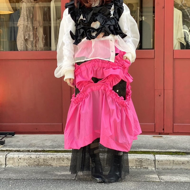 HOUGA 】kiki frill skirt (スカート/トップス) | 木宮商店 -蔵前-