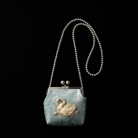 【 natsumi osawa 】 twinkle kiss-lock purse（small）白鳥座 Cygnus