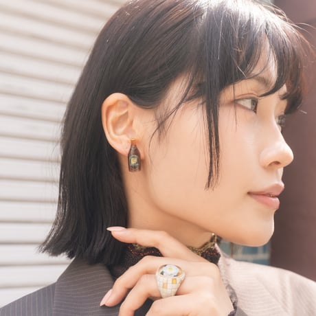 【 ritsu 予約 】Mini Beer Bottle earrings (set) 木宮商店限定  -2026年9月～11月発送予定-