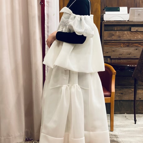 【 overlace 】volume skirt (スカート)