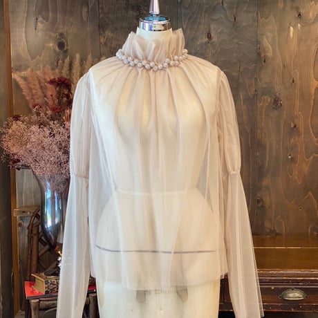 【 natsumi osawa 】 tulle shibori tops (トップス)