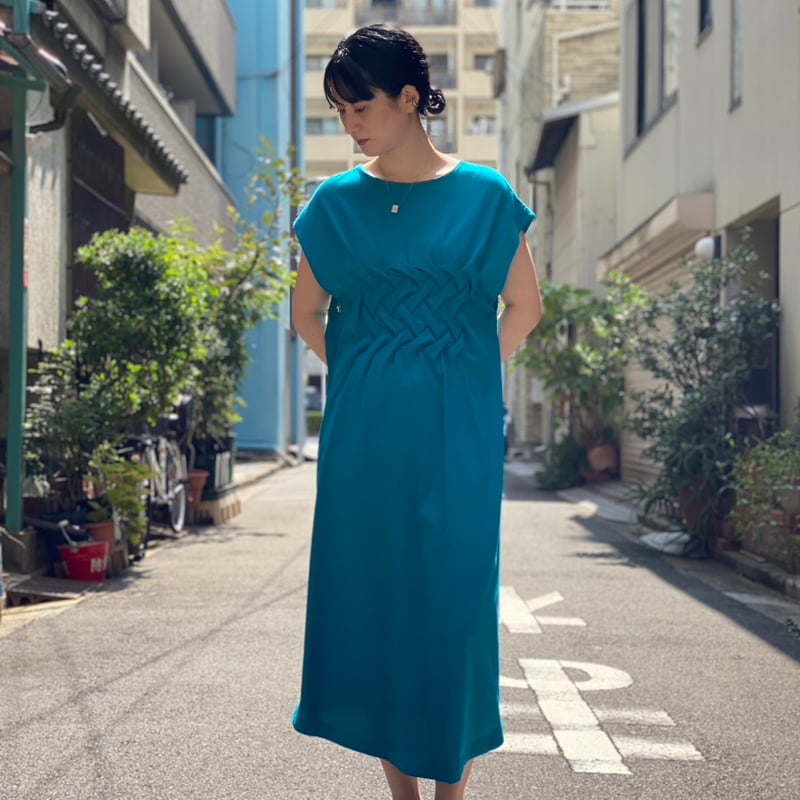 Create Clair 】French-sleeve cut dress (ワンピース