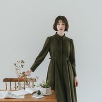 【 Ruimeme 予約 】Cecile dress / olive -2026年9月～11月発送予定-