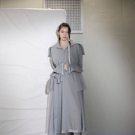 【 MIKI IMAMURA 予約】SAILOR COLLAR PEPLUM TOP (トップス) -2026年10月発送予定-
