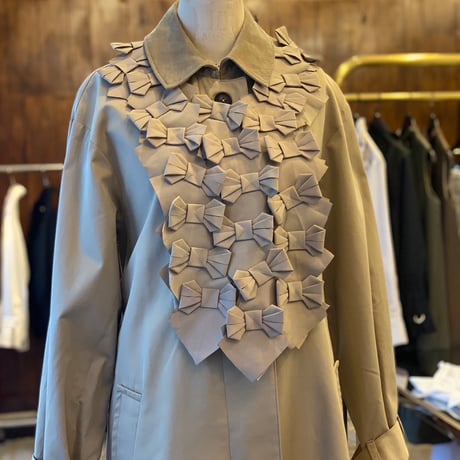 【 CHIHARUEGAMI 予約 】RIBBON COAT (コート)  -2026年8月発送予定-