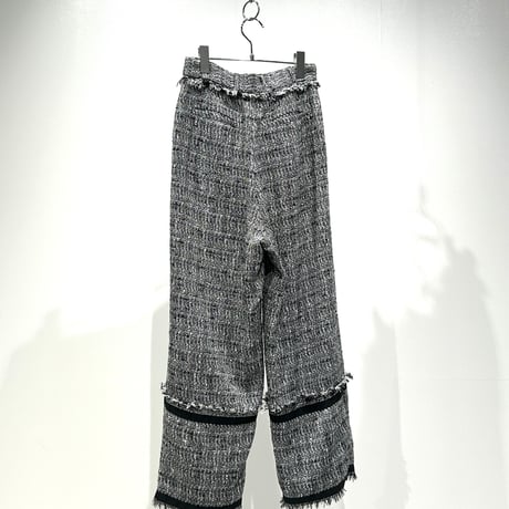 【 NATSUMI OKUMURA 予約 】 ドットスリット Pants -2026年9月発送予定-