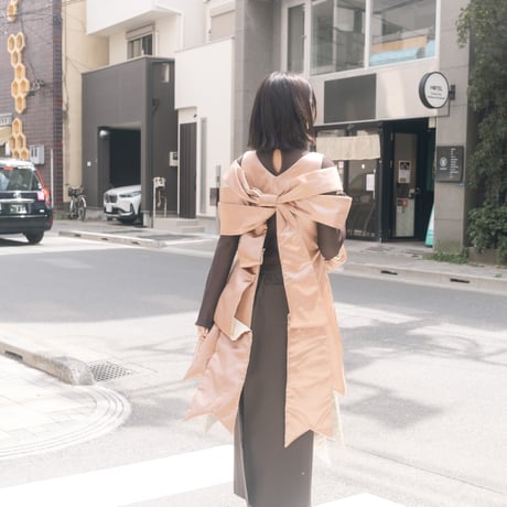 【 overlace 予約 】ribbon vest -2026年10月発送予定-