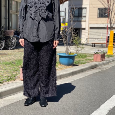 【 CHIHARUEGAMI 予約 】 RIBBON SHIRT -2027年3月発送予定-