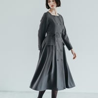 【 Ruimeme 予約 】Camille dress / gray -2026年9月～11月発送予定-