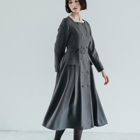 【 Ruimeme 予約 】Camille dress / gray -2026年9月～11月発送予定-