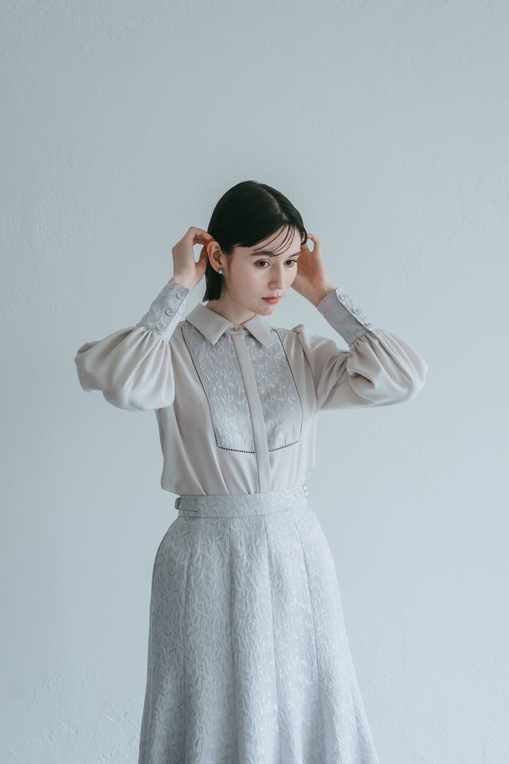 Ruimeme 予約 】botanical jacquard semi-mermaid s