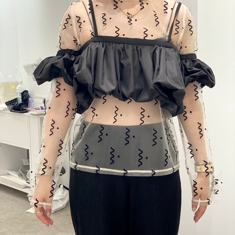 【 PoI 】 frill bustier skirt (ビスチェ＆スカート)