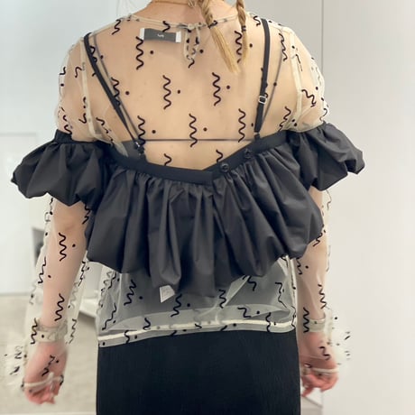 【 PoI 】 frill bustier skirt (ビスチェ＆スカート)