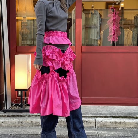 【 HOUGA 】kiki frill skirt (スカート/トップス)