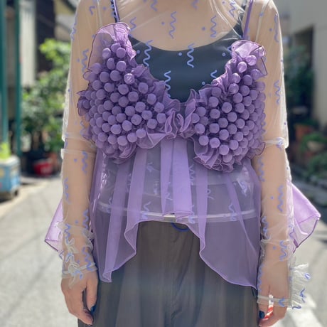 【 PoI 】 sheer tulle top naminami (トップス)