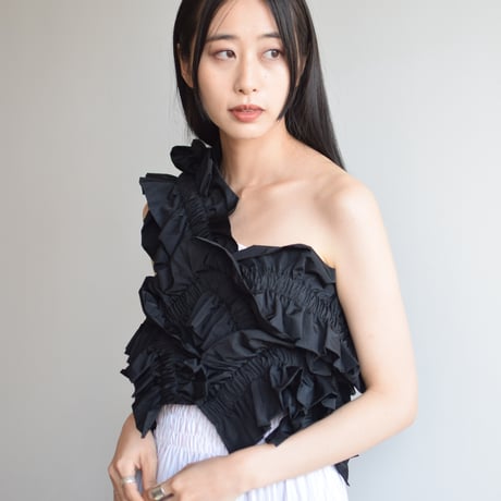 【 HOUGA 】kiki frill vest