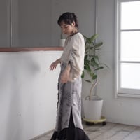 【 nagisa 】 shadow contour jacquard skirt