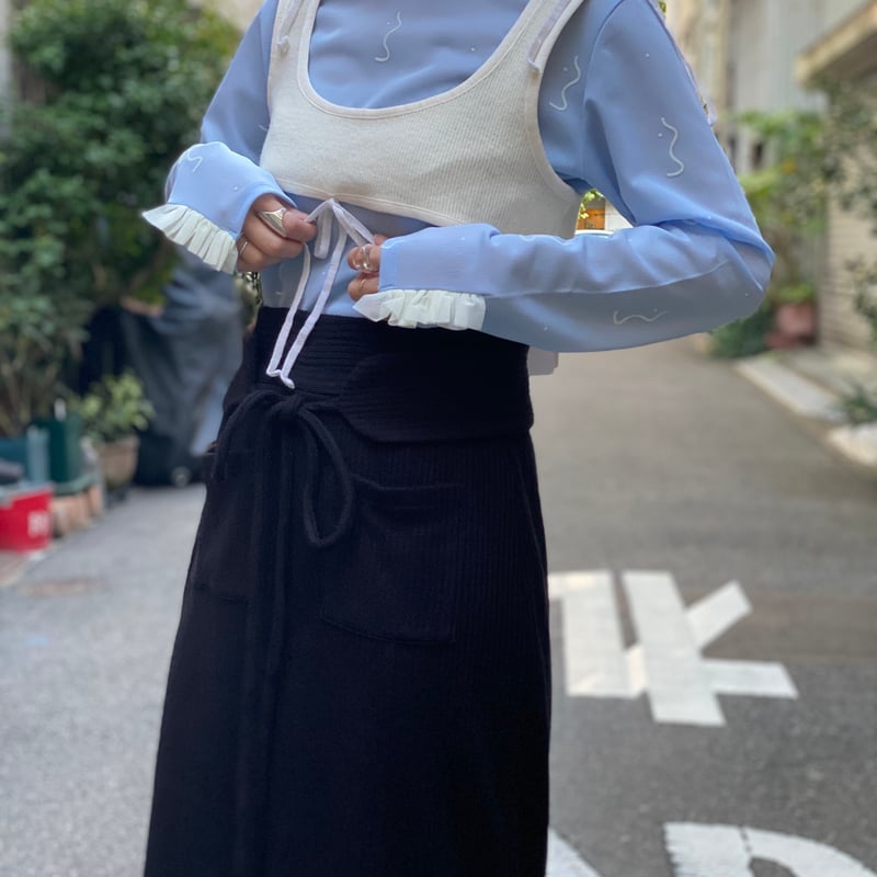 PoI 】ribbon bustier (ビスチェ) | 木宮商店 -蔵前-