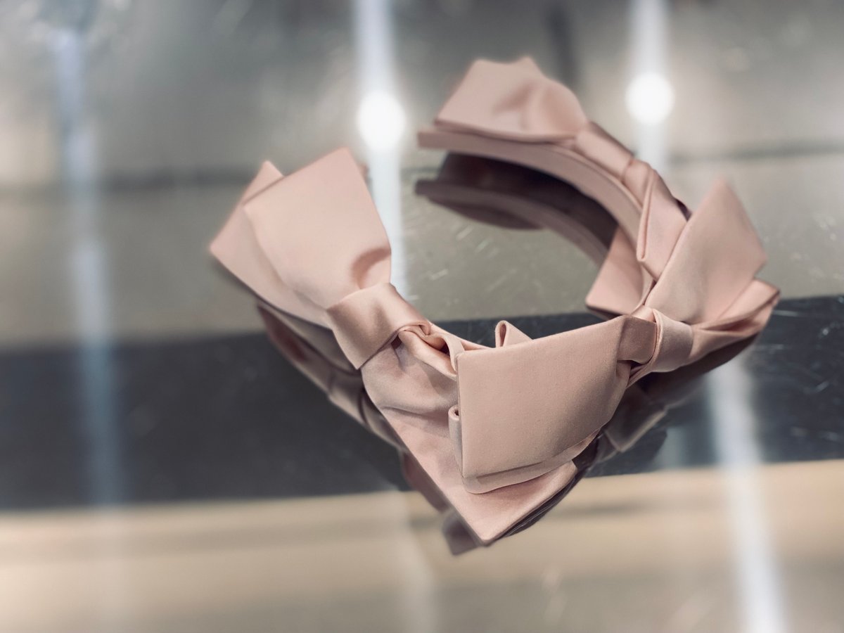 Kanako Tamura 予約 】Satin Ribbon Headband (ヘッドド