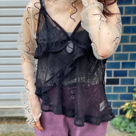 【 PoI 】 tulle top naminami (トップス)