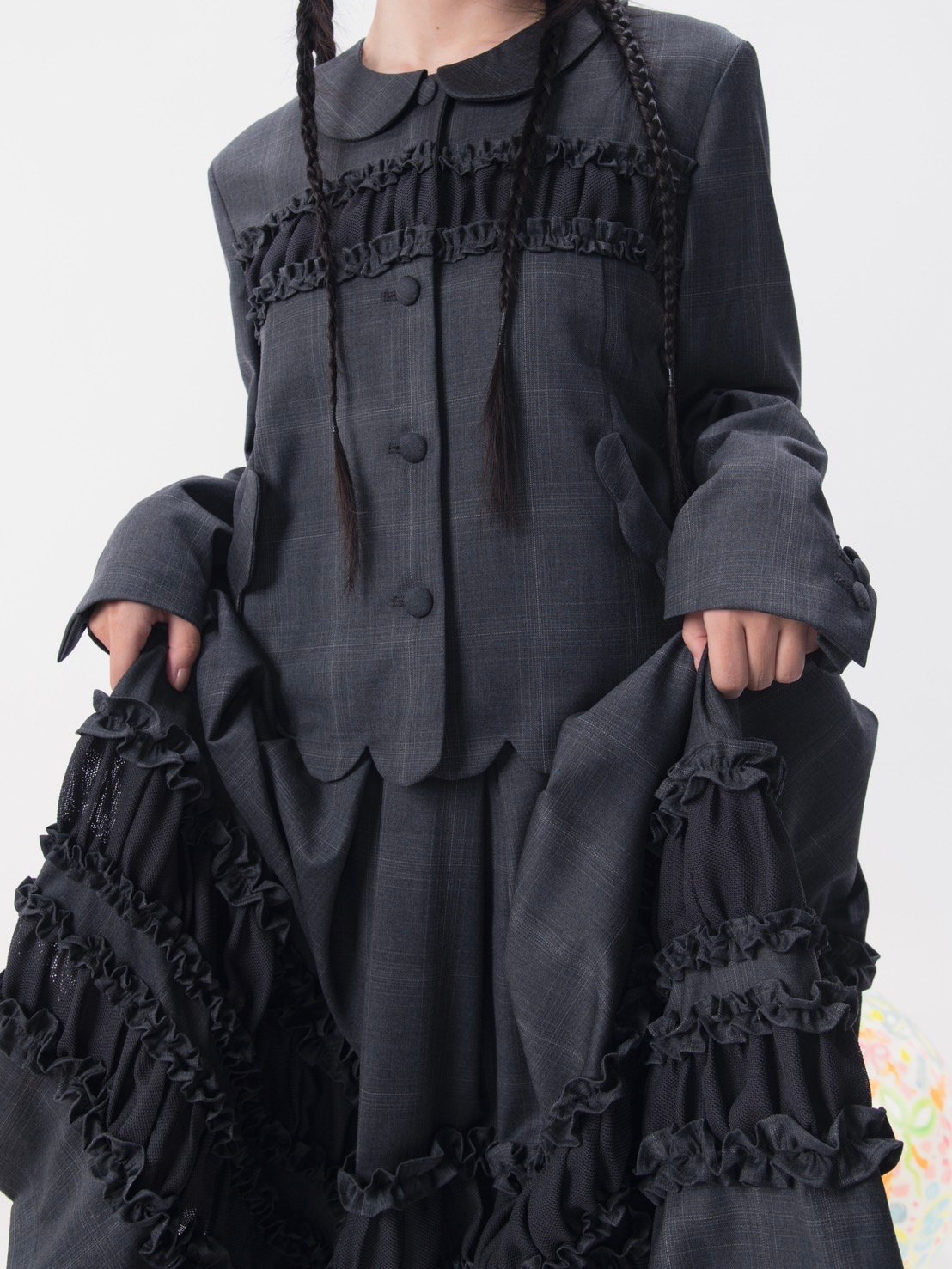 ★M⭐︎K★ 23年❣ ギャルリーヴィー ウール ジャケットチェック柄 8077000670481_1.jpg?v=