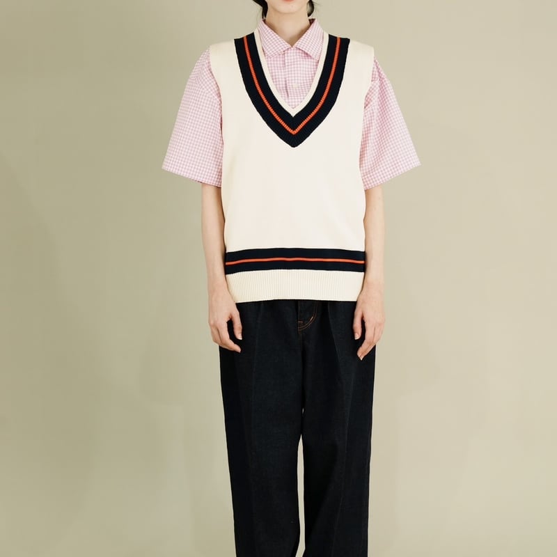 Chinatsu Aoyama ニットベスト daichïogata 】ニットベスト | 木宮商店 -蔵前-