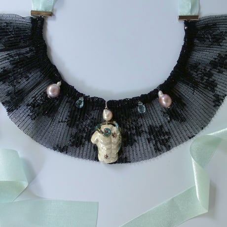 【 natsumi osawa 】 twinkle collar necklace 蛇使い座 Ophiuchus